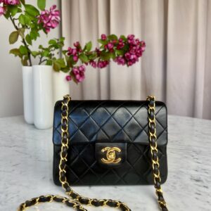 CHANEL Classic Mini Square • Vintage • GHW