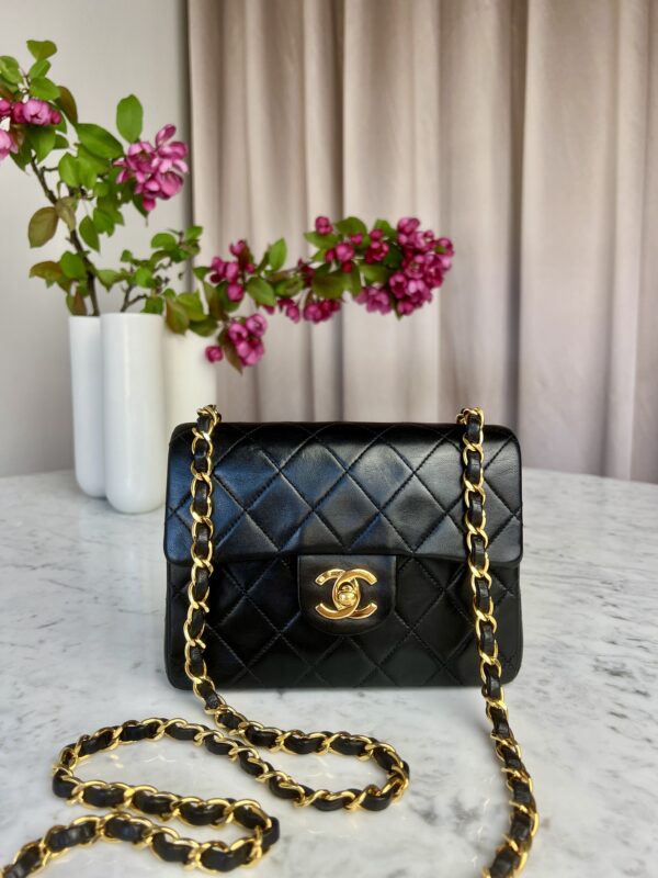 CHANEL Classic Mini Square • Vintage • GHW