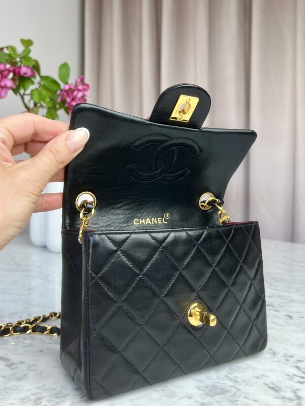 CHANEL Classic Mini Square • Vintage • GHW - Image 9
